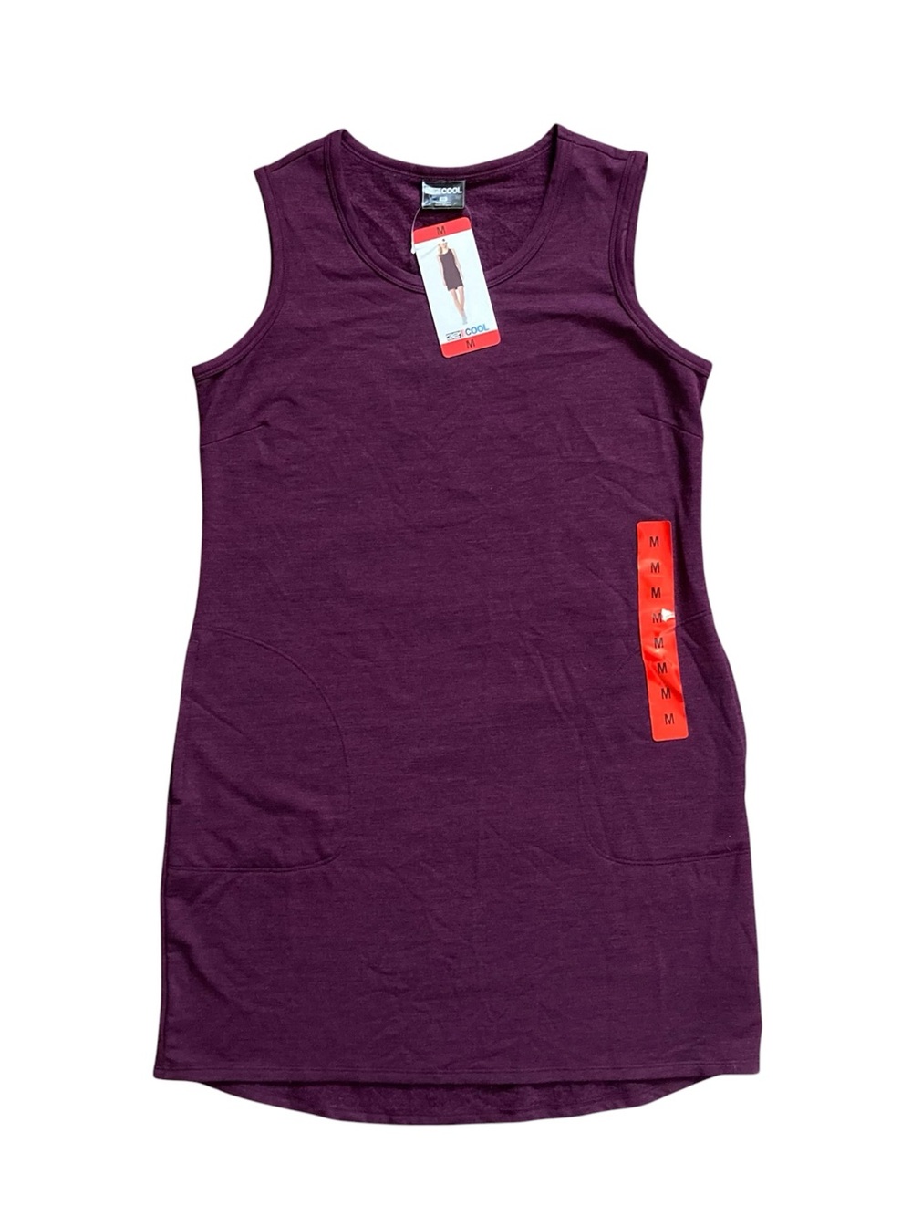 32 Degrees Cool Sleeveless Dress Women’s Medium Plum Purple